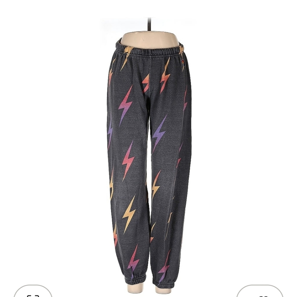 Aviator Nation Multicolor Lightning Joggers